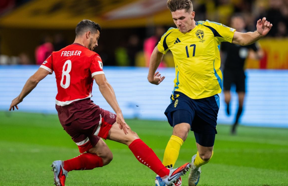 帮助瑞士取, 点进球, 之后瑞典不 帮助瑞士取, 点进球, 之后瑞典不